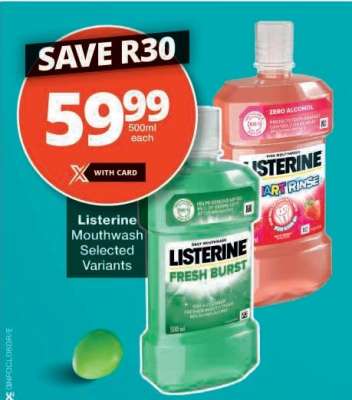LISTERINE MOUTHWASH