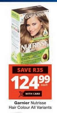 Garnier Nutrisse Hair Colour All Variants