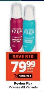 Revlon Flex Mousse All Variants
