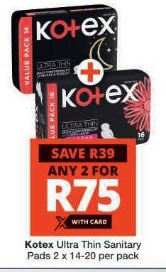 Kotex Ultra Thin Sanitary Pads