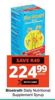 Biostrath Daily Nutritional Supplement Syrup