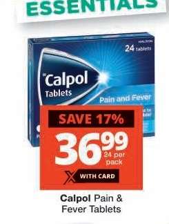 Calpol Pain & Fever Tablets