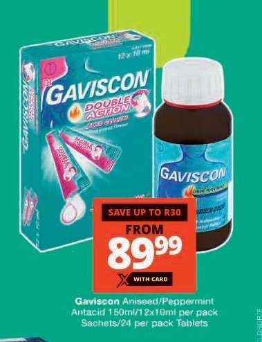 Gaviscon Aniseed/Peppermint Antacid