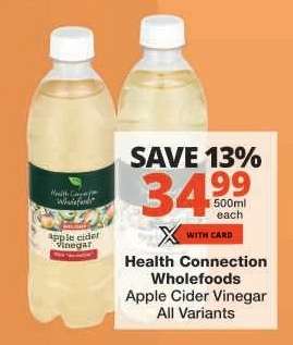 Health Connection Wholefoods Apple Cider Vinegar
