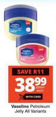 Vaseline Petroleum Jelly All Variants