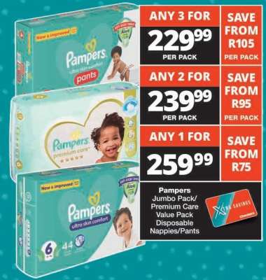 Pampers Jumbo Pack/Premium Care Value Pack