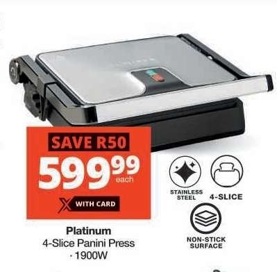 Platinum 4-Slice Panini Press
