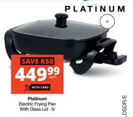 Platinum Electric Frying Pan