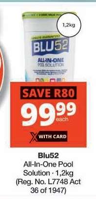 BLU52 All-in-One Pool Solution