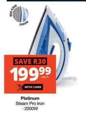 Platinum Steam Pro Iron