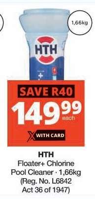 HTH Floater+ Chlorine Pool Cleaner