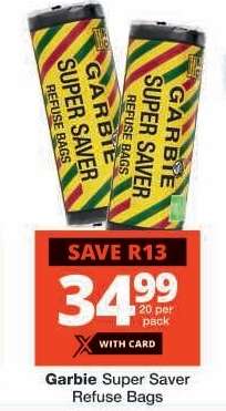Garbie Super Saver Refuse Bags