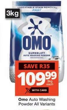 Omo Auto Washing Powder All Variants