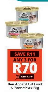 Bon Appetit Cat Food