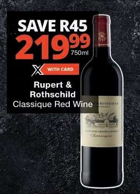 Rupert & Rothschild Classique Red Wine