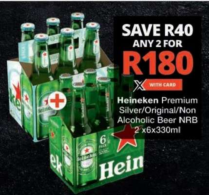Heineken Premium Silver/Original/Non-Alcoholic Beer NRB