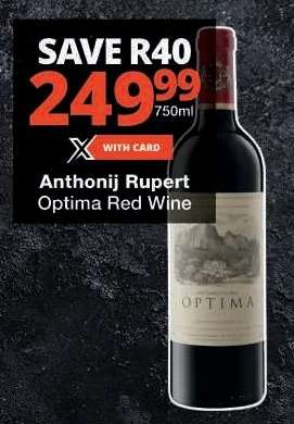 Anthonij Rupert Optima Red Wine