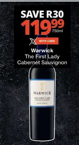 WARWICK The First Lady Cabernet Sauvignon