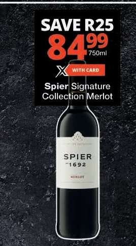Spier Signature Collection Merlot