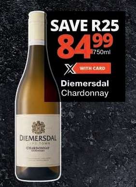 DIEMERSDAL CHARDONNAY