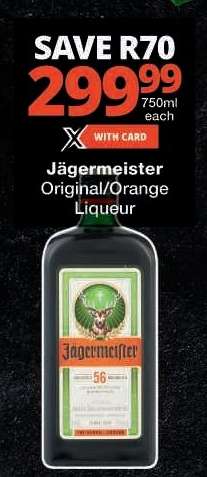 Jägermeister Original/Orange Liqueur