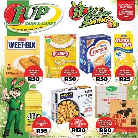 1UP Cash & Carry catalogue  - 24/03/2026 - 07/04/2026.