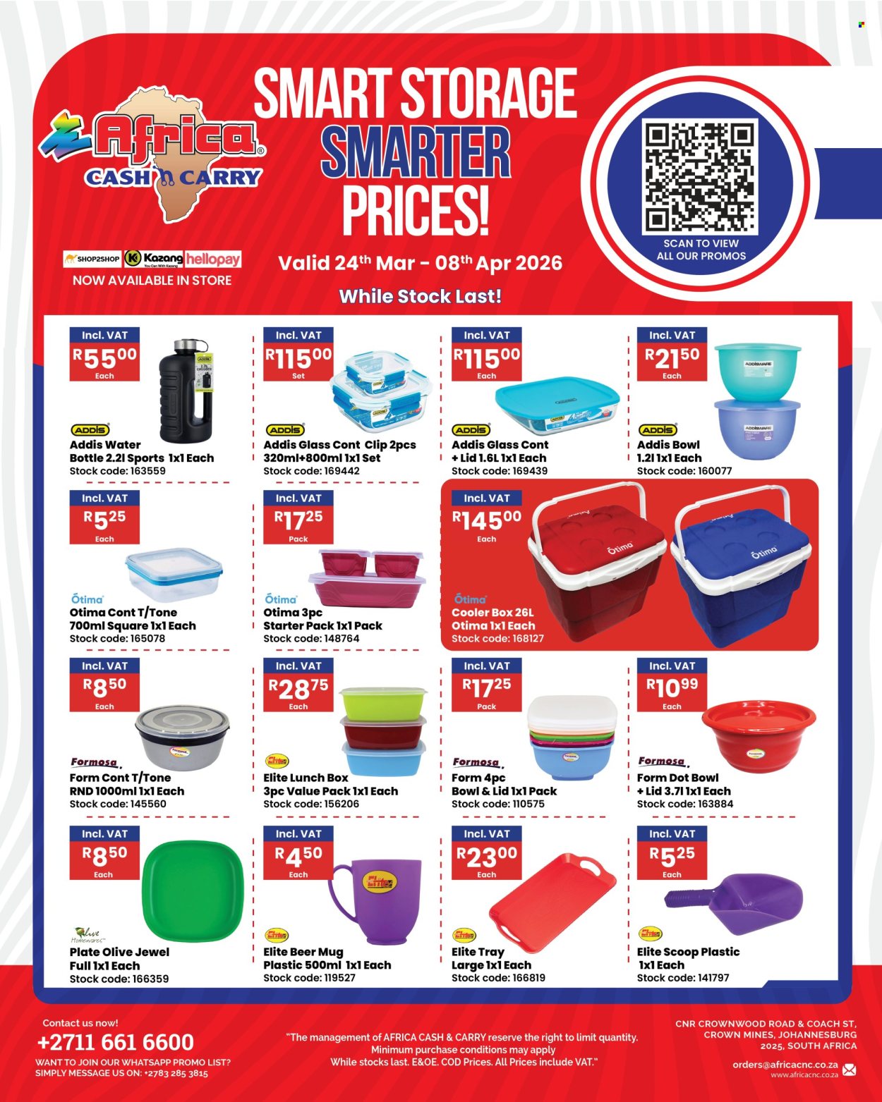 Africa Cash & Carry specials - 24/03/2026 - 08/04/2026. Page 1