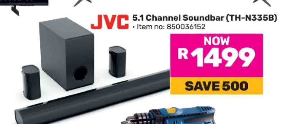 JVC 5.1 Channel Soundbar (TH-N335B)