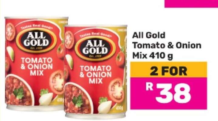 ALL GOLD Tomato & Onion Mix 410 g