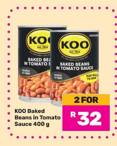 Koo Baked Beans in Tomato Sauce 400 g