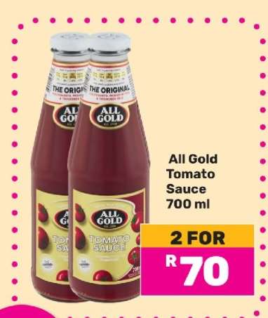 All Gold Tomato Sauce 700 ml
