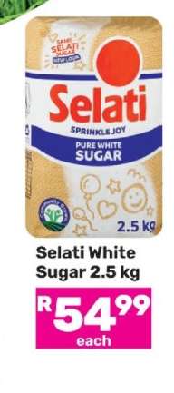 Selati White Sugar 2.5 kg