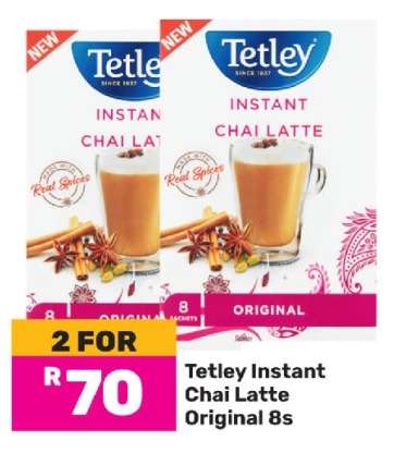 Tetley Instant Chai Latte Original 8s
