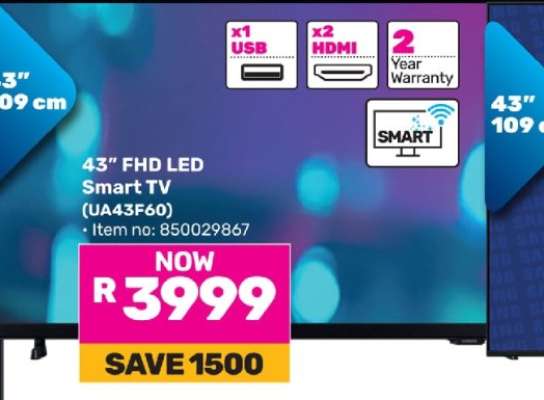 43” FHD LED Smart TV (UA43F60)