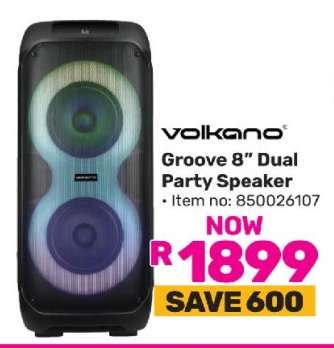 Volkano Groove 8" Dual Party Speaker