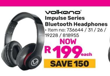 Volkano Impulse Series Bluetooth Headphones