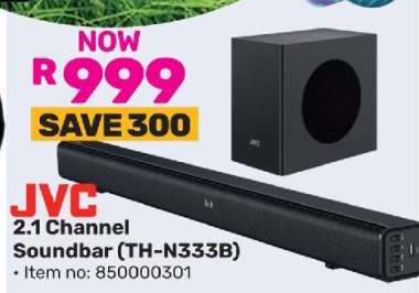 JVC 2.1 Channel Soundbar TH-N333B