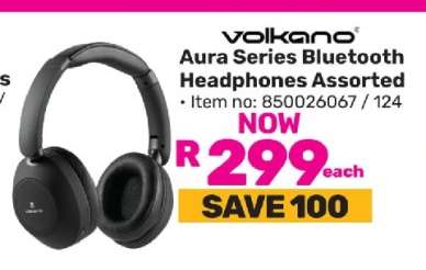 Volkano Aura Series Bluetooth Headphones Assorted