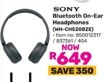 Sony Bluetooth On-Ear Headphones (WH-CH520BZE)