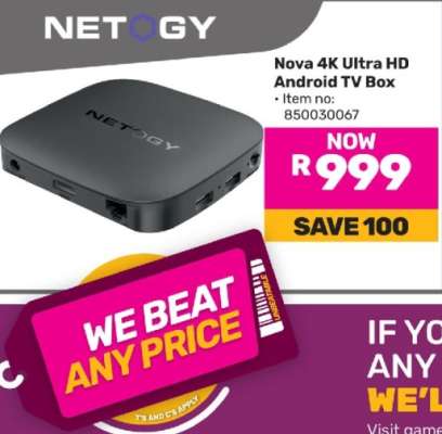 NOVA 4K Ultra HD Android TV Box