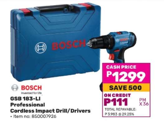 Bosch GSB 183-LI Professional Cordless Impact Drill/Drivers
