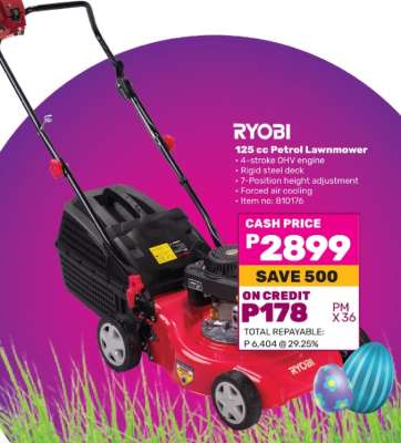 RYOBI 125 cc Petrol Lawnmower