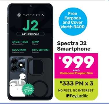 Spectra J2 Smartphone