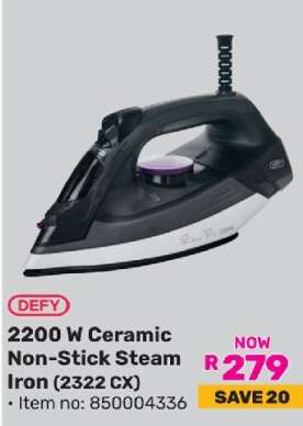 DEFY 2200 W Ceramic Non-Stick Steam Iron (2322 CX)