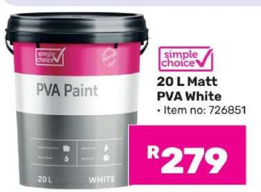 20 L Matt PVA White