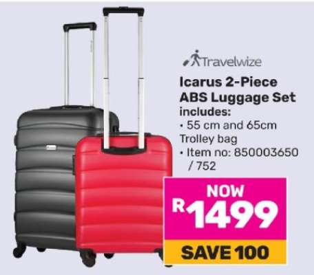 Icarus 2-Piece ABS Luggage Set