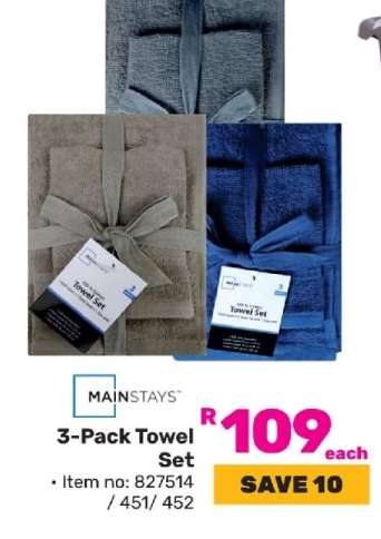 3-Pack Towel Set