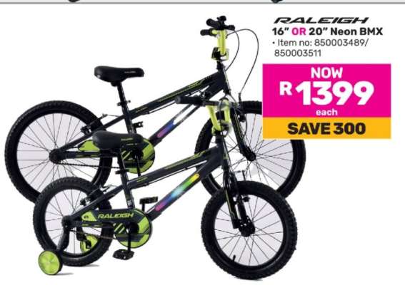 Raleigh 16" OR 20" Neon BMX