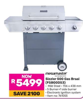 Sizzler 5000 Gas Braai (FSBG0D53)