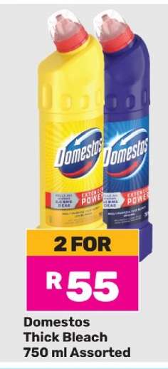 Domestos Thick Bleach 750 ml Assorted